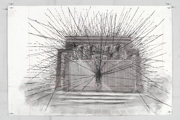 <div class="lightbox-artworktitle">Drawing for The Magic Flute (Temple with Radiating Lines)</div><div class="lightbox-artworkyear">2004</div><div class="lightbox-artworkdescription">Charcoal on paper</div><div class="lightbox-artworkdimension"></div><div class="lightbox-artworkdimension"></div><div class="lightbox-tagswithlinks"><A rel='nofollow' href='/page/1/?s=%23Charcoal'>#Charcoal</A> <A rel='nofollow' href='/page/1/?s=%23Paper'>#Paper</A> <A rel='nofollow' href='/page/1/?s=%23TheMagicFlute'>#TheMagicFlute</A></div>