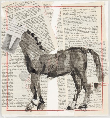 <div class="lightbox-artworktitle">Telegrams from the Nose (Horse)</div><div class="lightbox-artworkyear">2007</div><div class="lightbox-artworkdescription">Indian Ink, found pages, coloured pencil and collage on paper</div><div class="lightbox-artworkdimension">25 x 23,5cm</div><div class="lightbox-artworkdimension"></div><div class="lightbox-tagswithlinks"><a rel='nofollow' href='/page/1/?s=%23Ink'>#Ink</A> <a rel='nofollow' href='/page/1/?s=%23FoundPaper'>#FoundPaper</A> <a rel='nofollow' href='/page/1/?s=%23Collage'>#Collage</A> <a rel='nofollow' href='/page/1/?s=%23TheNose'>#TheNose</A> <a rel='nofollow' href='/page/1/?s=%23ColouredPencil'>#ColouredPencil</A></div>