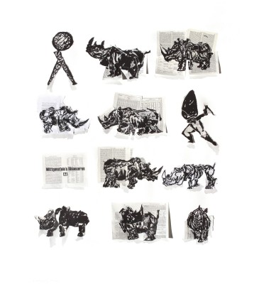 <div class="lightbox-artworktitle">Wittgenstein's Rhinoceros </div><div class="lightbox-artworkyear">2007</div><div class="lightbox-artworkdescription">Lithograph and Hand-painting on Munken on Crane's Crest on BFK Rives, White 400</div><div class="lightbox-artworkdimension">160 x 122 cm</div><div class="lightbox-artworkdimension">Edition of 35</div><div class="lightbox-tagswithlinks"><A href='/page/1/?s=%23Paper'>#Paper</A> <A href='/page/1/?s=%23Edition'>#Edition</A> <A href='/page/1/?s=%23TheMagicFlute'>#TheMagicFlute</A> <A href='/page/1/?s=%23TheNose'>#TheNose</A> <A href='/page/1/?s=%23Lithograph'>#Lithograph</A></div>