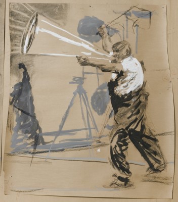 <div class="lightbox-artworktitle">Drawing for The Refusal of Time (Man Holding Megaphone) </div><div class="lightbox-artworkyear">2011</div><div class="lightbox-artworkdescription">Oil stick, charcoal, coloured pencil and poster paint on card</div><div class="lightbox-artworkdimension">152 x 134 cm </div><div class="lightbox-artworkdimension"></div><div class="lightbox-tagswithlinks"><a rel='nofollow' href='/page/1/?s=%23Charcoal'>#Charcoal</A> <a rel='nofollow' href='/page/1/?s=%23Paper'>#Paper</A> <a rel='nofollow' href='/page/1/?s=%23TheRefusalofTime'>#TheRefusalofTime</A> <a rel='nofollow' href='/page/1/?s=%23ColouredPencil'>#ColouredPencil</A></div>