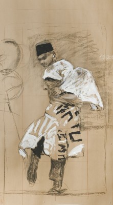 <div class="lightbox-artworktitle">Drawing for The Refusal of Time (Dada with Hat)</div><div class="lightbox-artworkyear">2011</div><div class="lightbox-artworkdescription">Charcoal, coloured pencil and poster paint on brown pattern-makers paper</div><div class="lightbox-artworkdimension"></div><div class="lightbox-artworkdimension"></div><div class="lightbox-tagswithlinks"><a rel='nofollow' href='/page/1/?s=%23Charcoal'>#Charcoal</A> <a rel='nofollow' href='/page/1/?s=%23Paper'>#Paper</A> <a rel='nofollow' href='/page/1/?s=%23TheRefusalofTime'>#TheRefusalofTime</A> <a rel='nofollow' href='/page/1/?s=%23ColouredPencil'>#ColouredPencil</A></div>