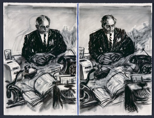 <div class="lightbox-artworktitle">Drawing for the film Stereoscope</div><div class="lightbox-artworkyear">1998-99</div><div class="lightbox-artworkdescription">Charcoal and pastel on paper</div><div class="lightbox-artworkdimension">80 x 120 cm</div><div class="lightbox-artworkdimension"></div><div class="lightbox-tagswithlinks"><a rel='nofollow' href='/page/1/?s=%23Charcoal'>#Charcoal</A> <a rel='nofollow' href='/page/1/?s=%23Paper'>#Paper</A> <a rel='nofollow' href='/page/1/?s=%23DrawingsForProjection'>#DrawingsForProjection</A> <a rel='nofollow' href='/page/1/?s=%23Pastel'>#Pastel</A> <a rel='nofollow' href='/page/1/?s=%23Stereoscope'>#Stereoscope</A></div>
