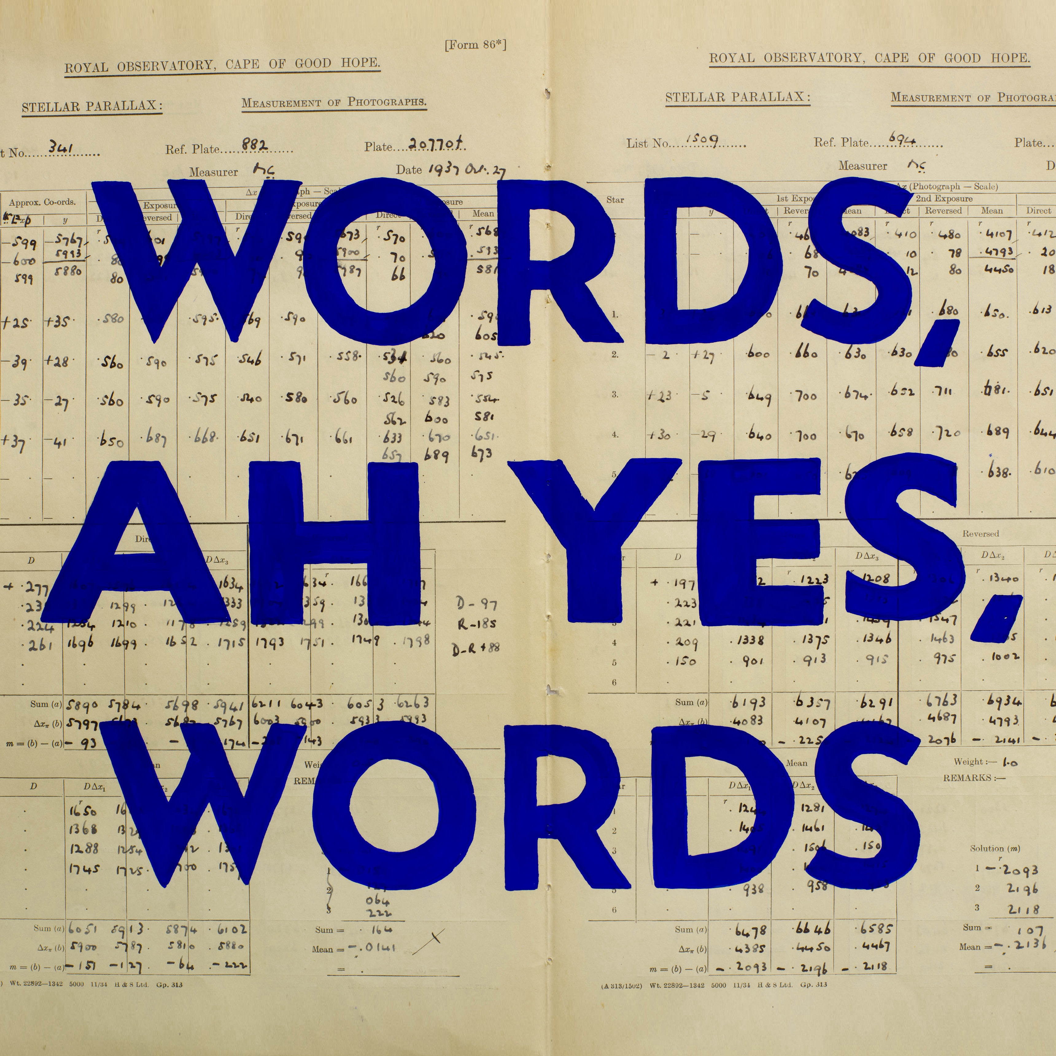 William Kentridge: Words, Ah Yes, Words: Text and Image
