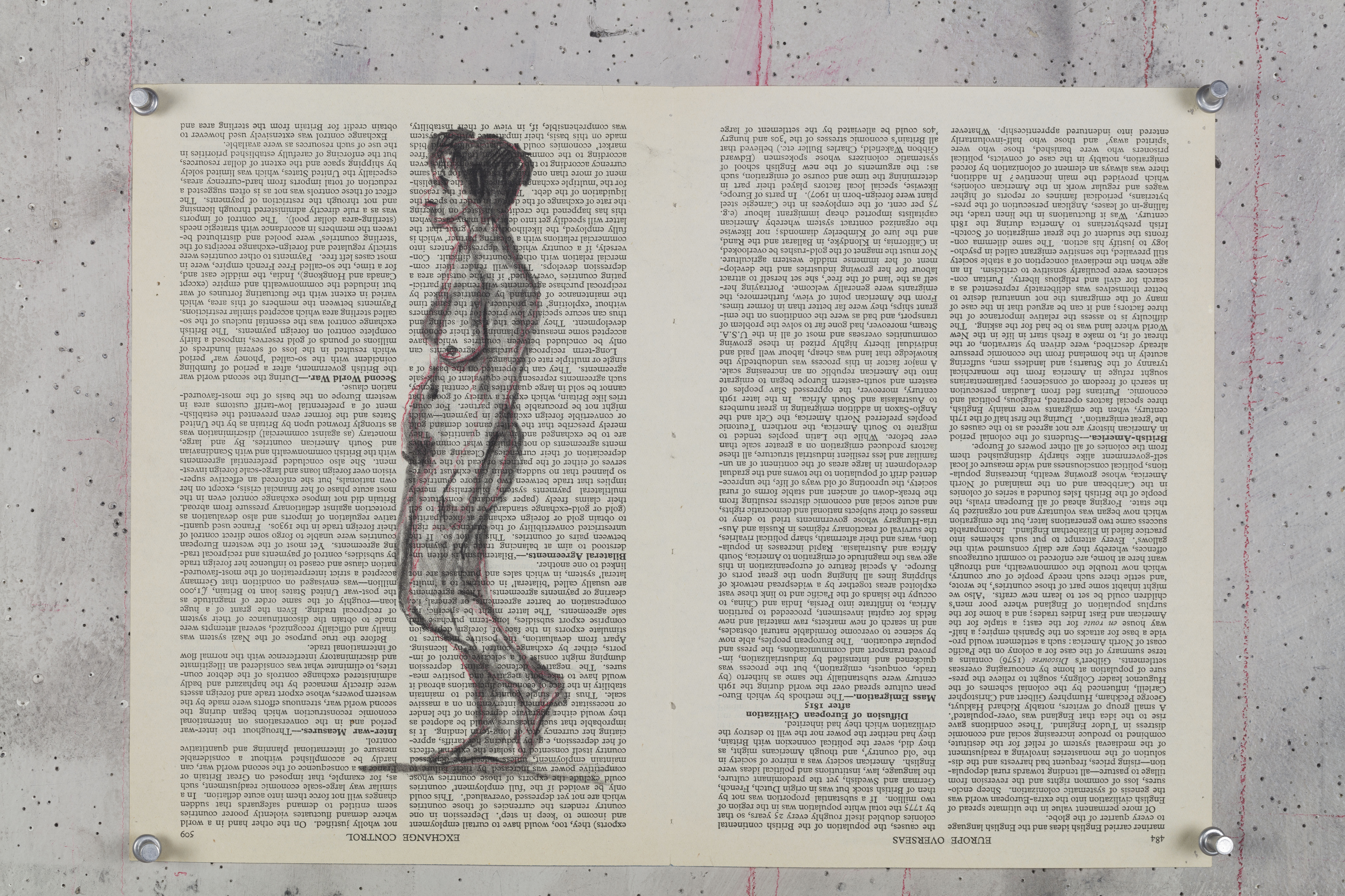 Drawing for 7 Fragments for George Méliès (Nude Walking I)